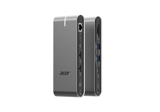 Acer HP.DSCAB.022 laptop dock/port replicator Wired USB 3.2 Gen 1 (3.1 Gen 1) Type-C Silver