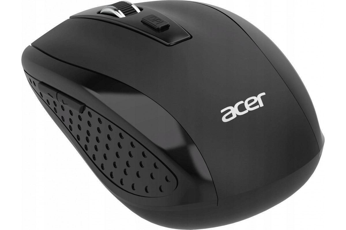 Acer Wireless Mouse MX202, Up to 1600 DPI, RF 2.4GHz Dongle, 6 Buttons, Black