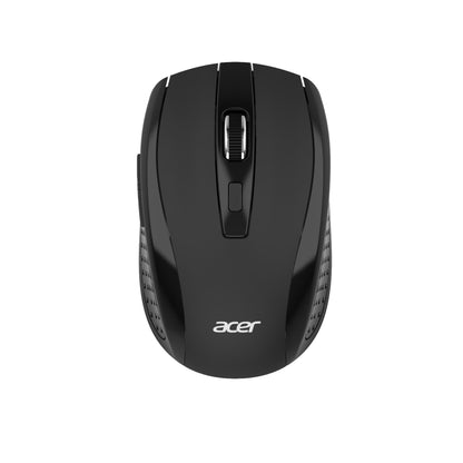 Acer Wireless Mouse MX202, Up to 1600 DPI, RF 2.4GHz Dongle, 6 Buttons, Black