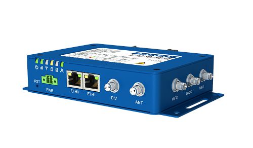 Advantech Industrial 4G Router & IoT Gateway EMEA, 2xEthernet, 1xRS232, 1xRS485, Wi-Fi, Metal, No Accessories
