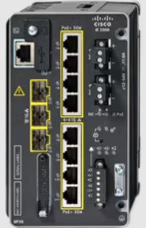 Cisco IE-3500-8P3S-E network switch Managed L2 Gigabit Ethernet (10/100/1000) Power over Ethernet (PoE) Black