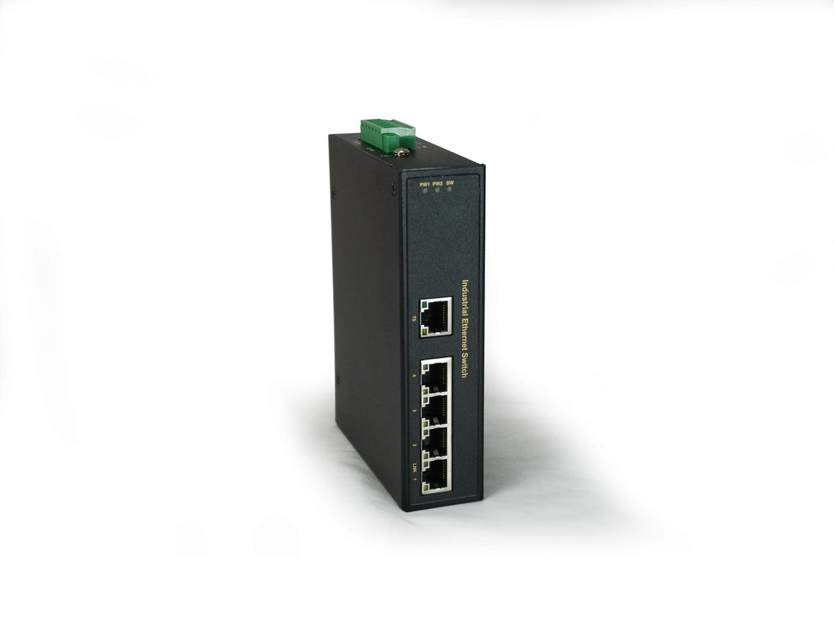 LevelOne FAST ETH. IND. SWITCH 5-Port Fast Ethernet Industrial Switch, -40°C to 75°C, Unmanaged, Fast Ethernet (10/100), Full