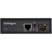 StarTech.com PoE+ Industrial Fiber to Ethernet Media Converter 60W - SFP to RJ45 - Singlemode/Multimode Fiber to Copper Gigabit Ethernet - Compact Size - IP-30/ -40 to +75C - TAA
