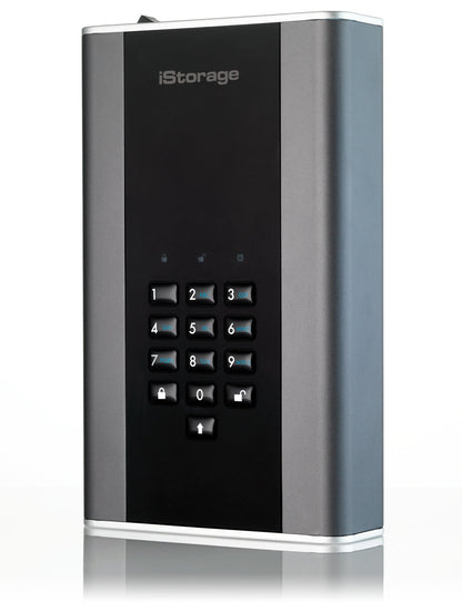 iStorage diskAshur DT² HDD 12TB | Secure Portable Desktop Drive |FIPS 140-2 Level 3 certified | AES-XTS 256-bit Hardware Encryption | Common Criteria EAL5+ (Hardware Certified) | PIN protected | OS & Platform Independent |GDPR, TAA Compliant|Brute force h