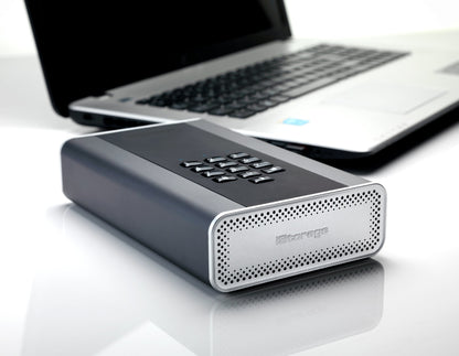 iStorage diskAshur DT² HDD 12TB | Secure Portable Desktop Drive |FIPS 140-2 Level 3 certified | AES-XTS 256-bit Hardware Encryption | Common Criteria EAL5+ (Hardware Certified) | PIN protected | OS & Platform Independent |GDPR, TAA Compliant|Brute force h