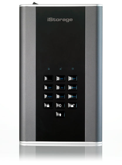 iStorage diskAshur DT² HDD 12TB | Secure Portable Desktop Drive |FIPS 140-2 Level 3 certified | AES-XTS 256-bit Hardware Encryption | Common Criteria EAL5+ (Hardware Certified) | PIN protected | OS & Platform Independent |GDPR, TAA Compliant|Brute force h