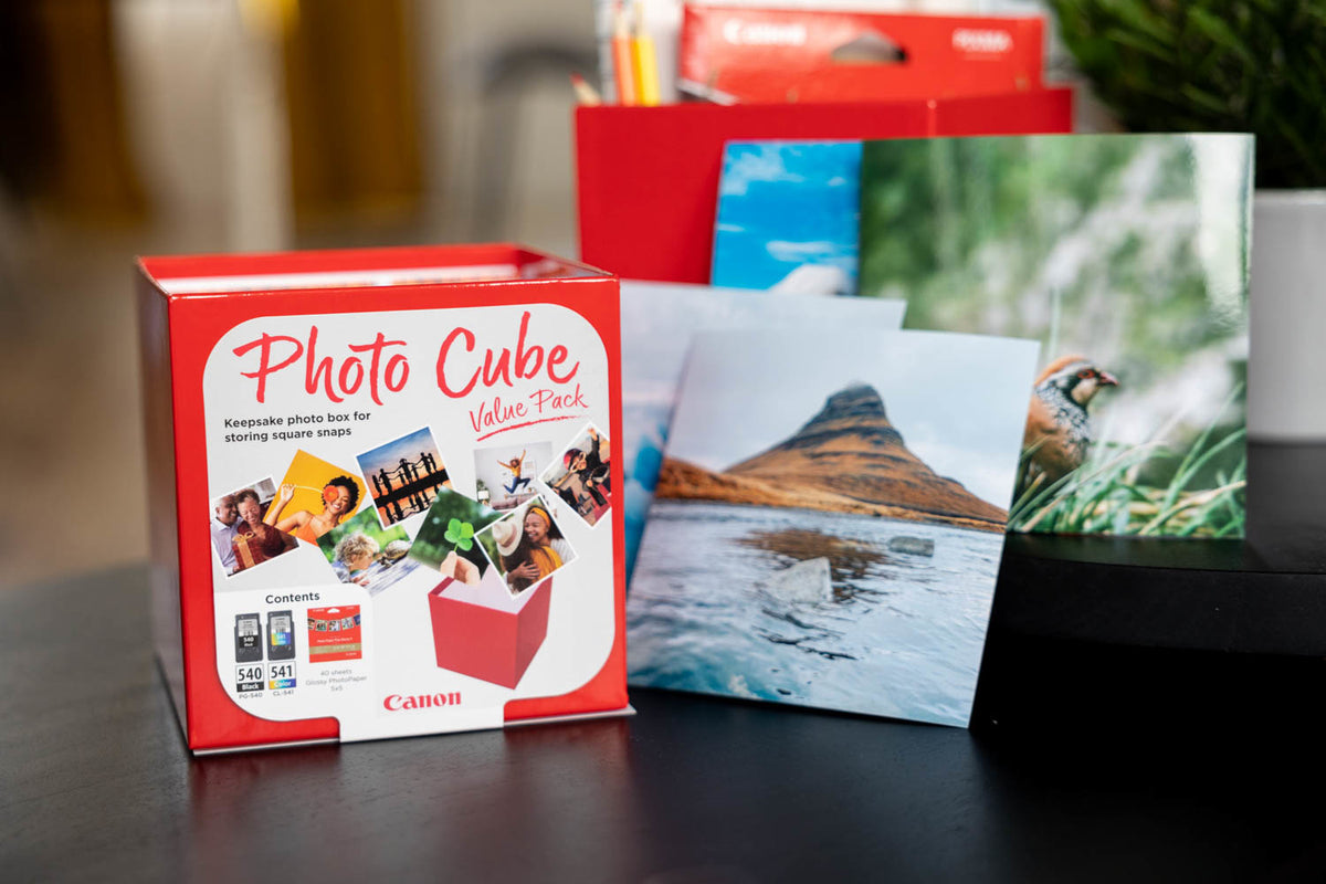 Canon 3713C007/PG-560+CL-561 Printhead cartridge multi pack black / color Cube + Photopaper PP-201 13x13cm 40 sheet 7,5ml + 8,3ml 180pg + 180pg Pack=2 for Canon Pixma TS 5350