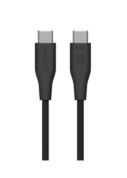 eSTUFF ES604380 USB cable USB 2.0 3 m USB C 60 W Black