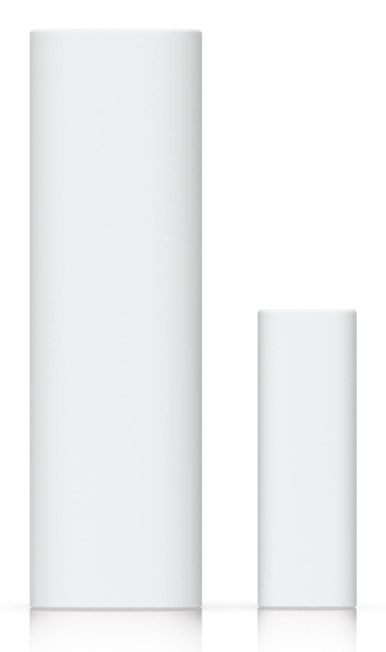 Ubiquiti SuperLink sensor with up to 6-year battery life for monitoring door and window open/closed status.
