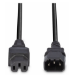 Lindy 2m IEC C14 to IEC C15 'Hot Condition' Power Cable, Black