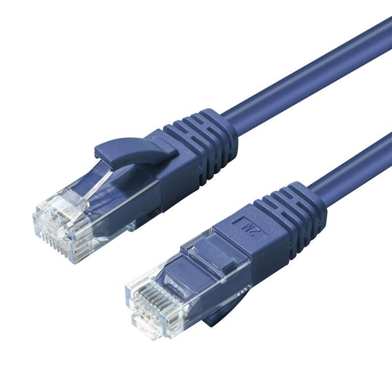 Microconnect MC-UTP6A01B networking cable Blue 1 m Cat6a U/UTP (UTP) Round