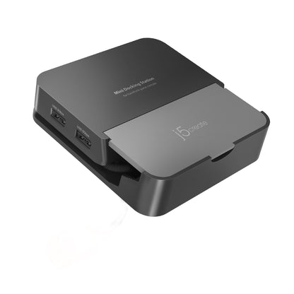 j5create JCD624-N mobile device dock station Mobile computer Black, Grey