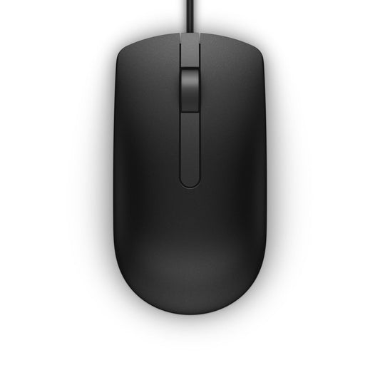 Dell Kit Mouse, USB, 3 Buttons, Optical, Black, LiteOn, (MS116, OT) MS116, Ambidextrous, Optical, USB Type-A, 1000 DPI, Black