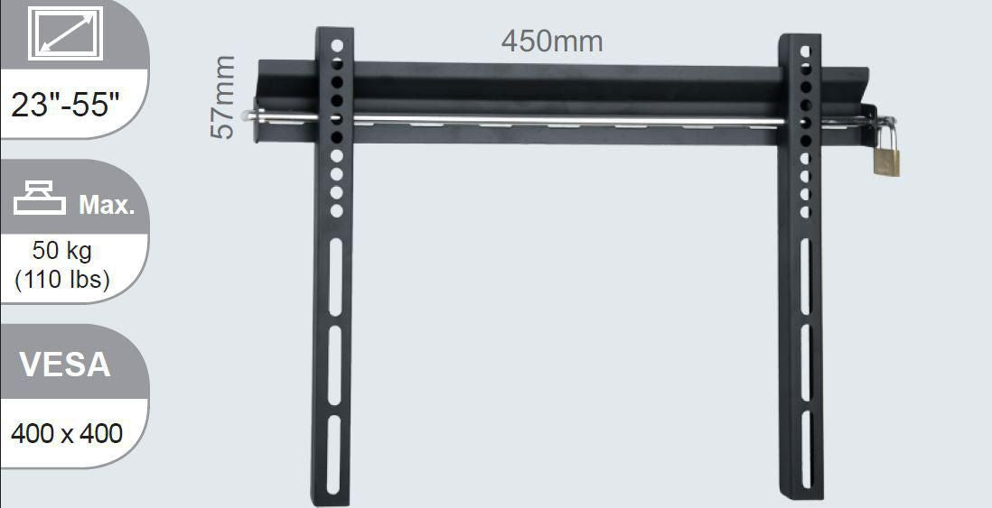 Vivolink VLMW2355 TV mount/stand 139.7 cm (55") Black