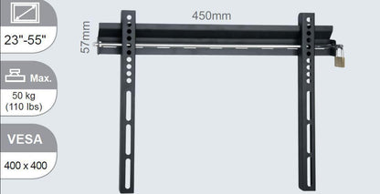 Vivolink VLMW2355 TV mount/stand 139.7 cm (55") Black