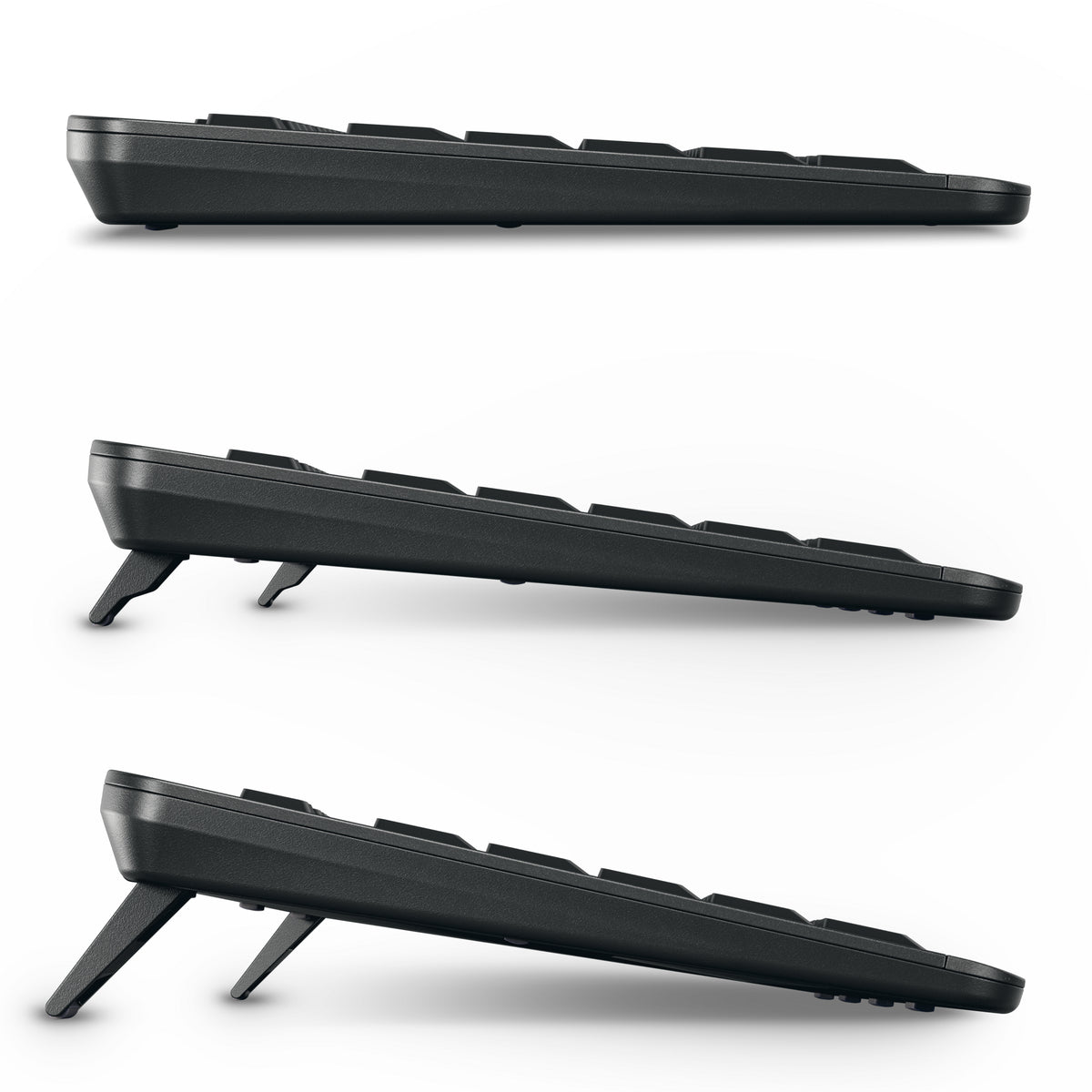 CHERRY Stream ultimate keyboard Home/Office USB + RF Wireless + Bluetooth QWERTY English Black