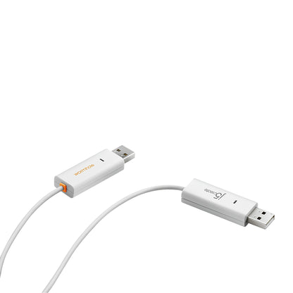 j5create JUC400 Wormhole™ Switch - Windows® & Mac®, White, 1.8 m