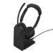 Jabra Evolve3 65 MS - USB-A with Dongle - Stereo (Charging Stand)