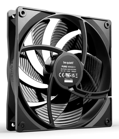 be quiet! Pure Wings 3 140mm | PWM high-speed Triple Pack Computer case Fan 14 cm Black 3 pc(s)