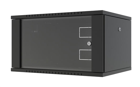 Lanview RWF07U45BL rack cabinet 7U Wall mounted rack Black