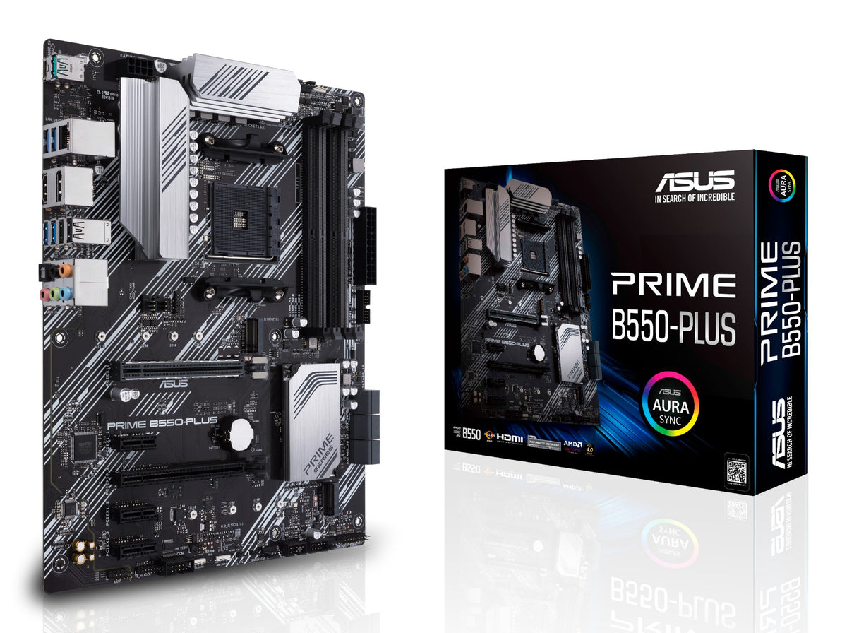 ASUS PRIME B550-PLUS AMD B550 Socket AM4 ATX