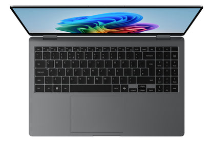 Samsung Galaxy Book5 360 NP754QHA-KG1UK laptop Intel Core Ultra 7 258V Hybrid (2-in-1) 39.6 cm (15.6") Touchscreen Full HD 32 GB LPDDR5x-SDRAM 512 GB SSD Wi-Fi 7 (802.11be) Windows 11 Pro Grey UK English