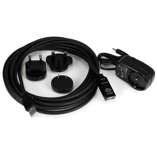 StarTech.com 5m (16ft) USB 2.0 Active Extension Cable - M/F