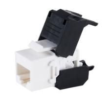 MicroConnect Keystone module CAT6a, UTP for IDC connectors (toolless) can be mounted in Keystone panels up to 24 ports or wall outlets