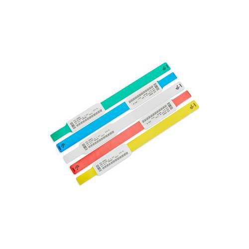 Zebra WRISTBAND, SYNTHETIC, 1X11IN (25.4X279.4MM), DT, Z BAND ULTRA SOFT, COATED,PERMANENT ADHESIVE, CARTRIDGE, 175/ROLL, 6/BOX, BLUE