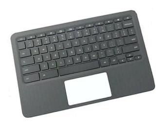 HP TOP COVER W/KB TP SR UK L92224-031, Housing base + keyboard, UK English, HP, ChromeBook 11A G6