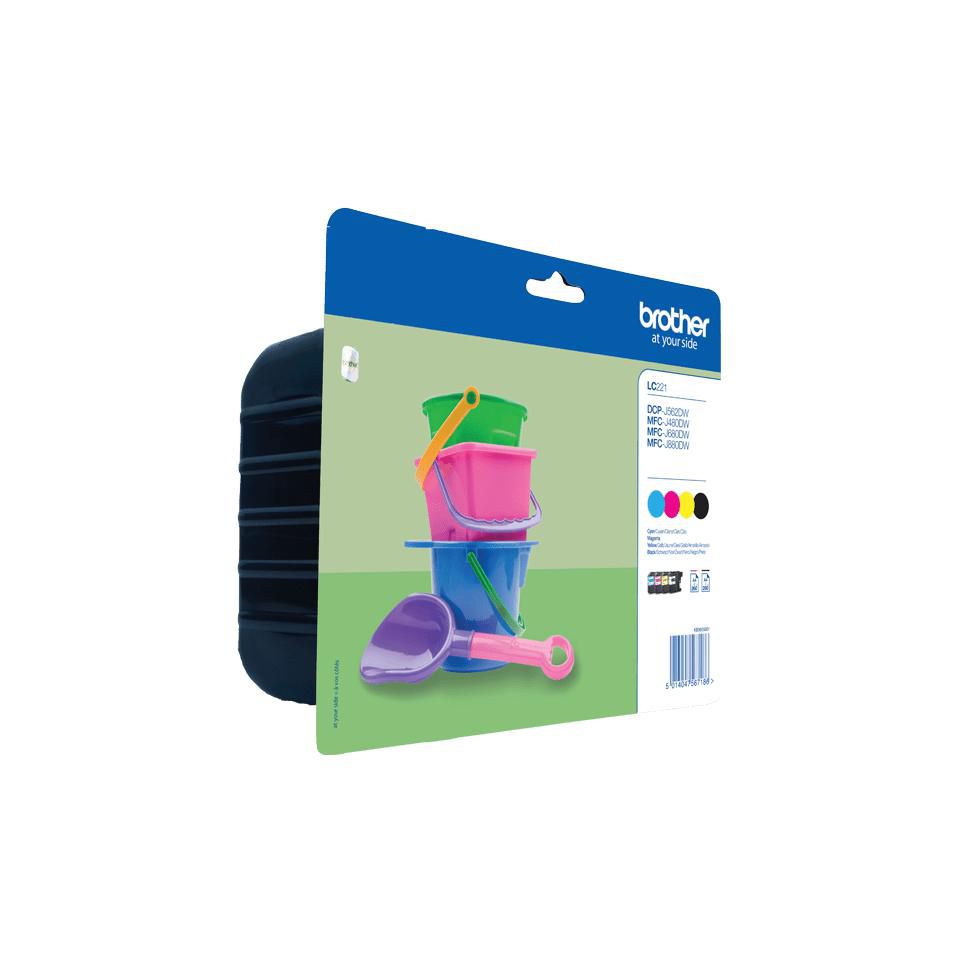 Brother Ink Cartridge 4 Pc(S) Original Standard Yield Photo Black, Photo Cyan, Photo Magenta