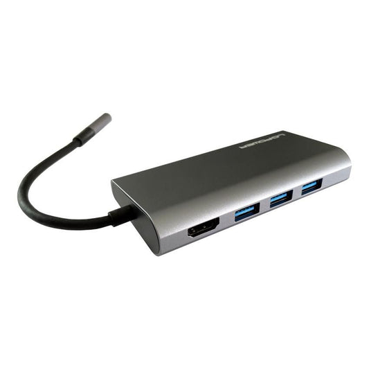 LC-POWER Notebook Dock/Port Replicator Wired Usb 3.2 Gen 1 (3.1 Gen 1) Type-C Anthracite, Black