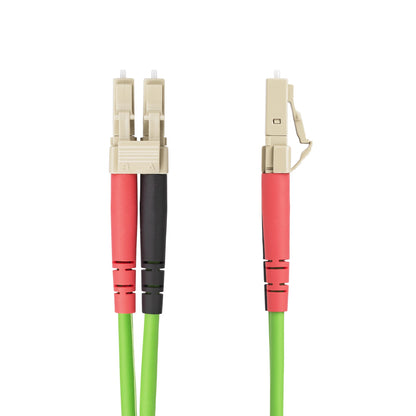 StarTech.com 15m (49.2ft) LC to LC (UPC) OM5 Multimode Fiber Optic Cable, 50/125µm Duplex LOMMF Zipcord, VCSEL, 40G/100G, LSZH Fiber Jumper Cord