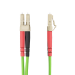 StarTech.com 15m (49.2ft) LC to LC (UPC) OM5 Multimode Fiber Optic Cable, 50/125µm Duplex LOMMF Zipcord, VCSEL, 40G/100G, LSZH Fiber Jumper Cord