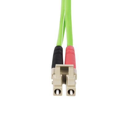 StarTech.com 20m (65.6ft) LC to LC (UPC) OM5 Multimode Fiber Optic Cable, 50/125µm Duplex LOMMF Zipcord, VCSEL, 40G/100G, LSZH Fiber Jumper Cord