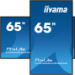 iiyama LH6560UHS-B2AG Signage Display Digital A-board 163.8 cm (64.5") LED Wi-Fi 500 cd/m² 4K Ultra HD Black Built-in processor Android 11 24/7