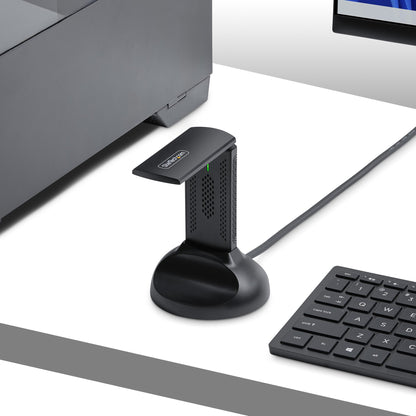 StarTech.com Wi-Fi 6E USB Adapter/Dongle, For Desktop/Laptop PC, Wireless NIC w/Foldable Antenna, WiFi Adapter Supports 802.11 b/g/n/ac/ax, 2.4/5/6 GHz Network Compatible