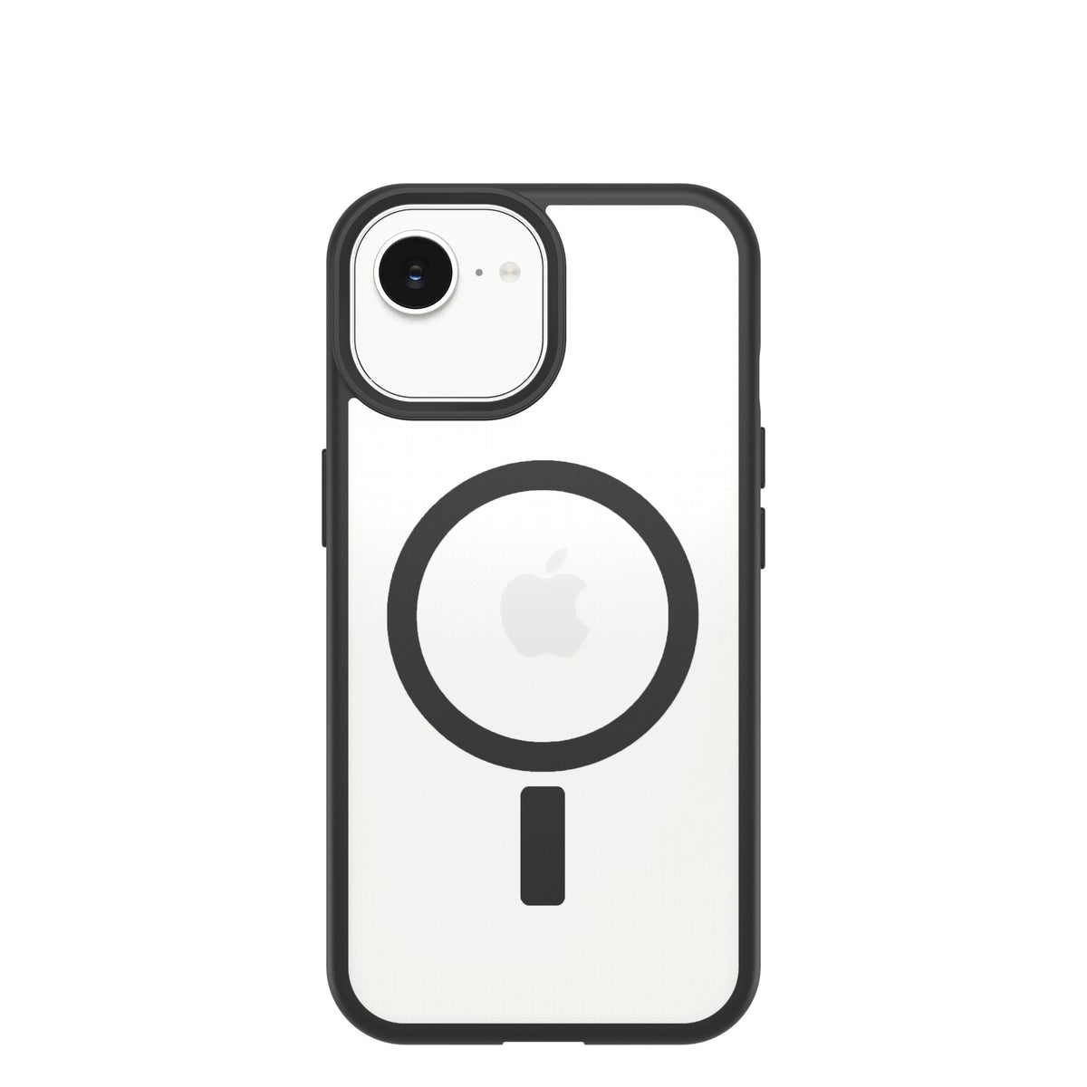 OtterBox React for MagSafe Series for Apple iPhone 17e/16e/15/14/13, transparent/black