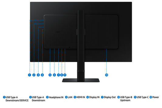 Samsung S27D604UAU computer monitor 68.6 cm (27") 2560 x 1440 pixels Quad HD LED Black