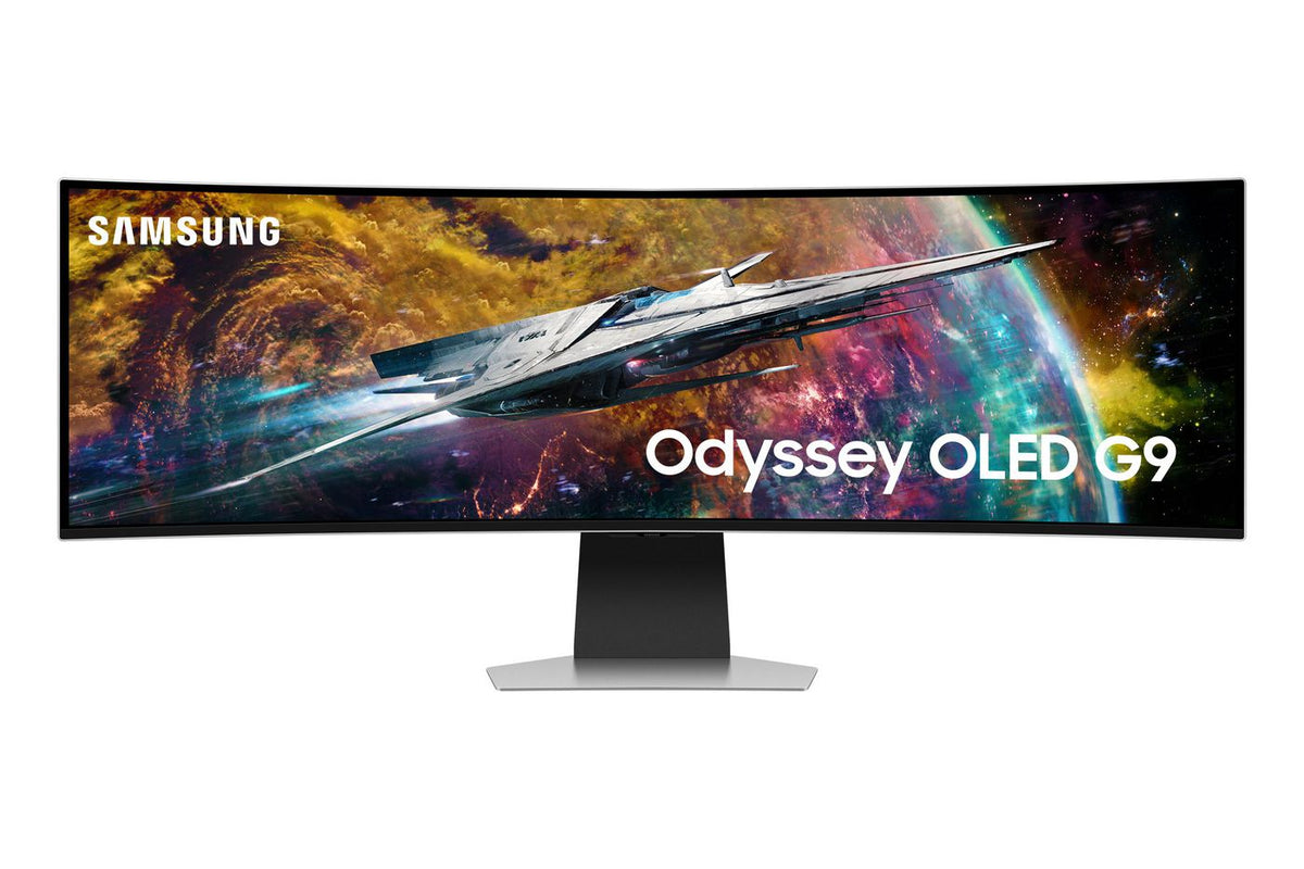 Samsung Odyssey G95Sc Computer Monitor 124.5 Cm (49") 5120 X 1440 Pixels Dual Qhd Oled Silver