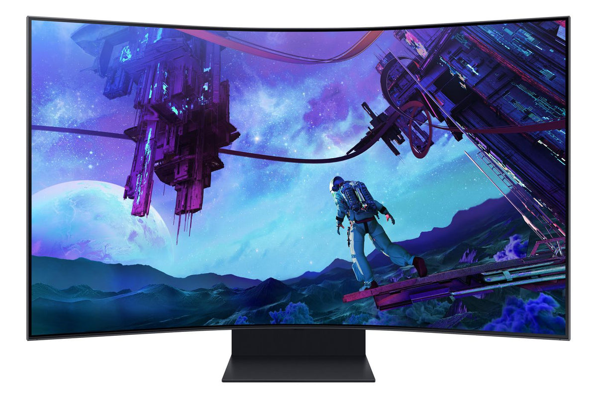 Samsung Odyssey S55Cg970Nu Computer Monitor 139.7 Cm (55") 3840 X 2160 Pixels 4K Ultra Hd Led Black
