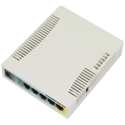 Mikrotik RB951Ui-2HnD Power over Ethernet (PoE) White