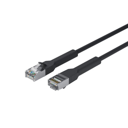 Lanview LV-6AFTP-FLEX-ANG-05B-S networking cable Black 5 m Cat6a U/FTP (STP)