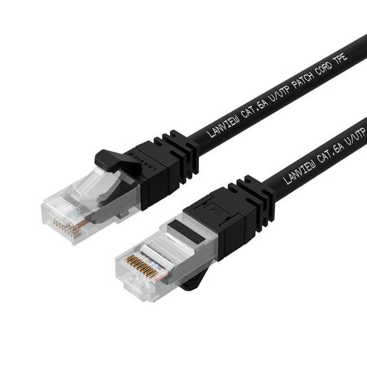 Lanview LV-UTP6A15B networking cable Black 15 m Cat6a U/UTP (UTP)