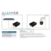 Lanview LVN-MED-SFP+-10GB-X network media converter Multi-mode Black