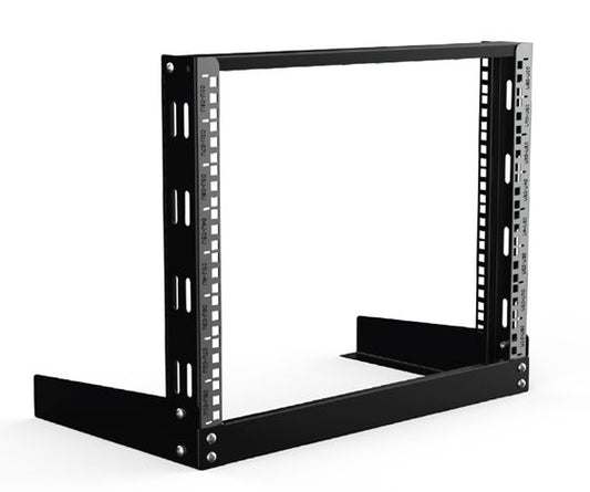 Lanview LVR08U63BL rack cabinet 8U Wall mounted rack Black