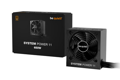 be quiet! System Power 11 650W power supply unit 20+4 pin ATX ATX Black