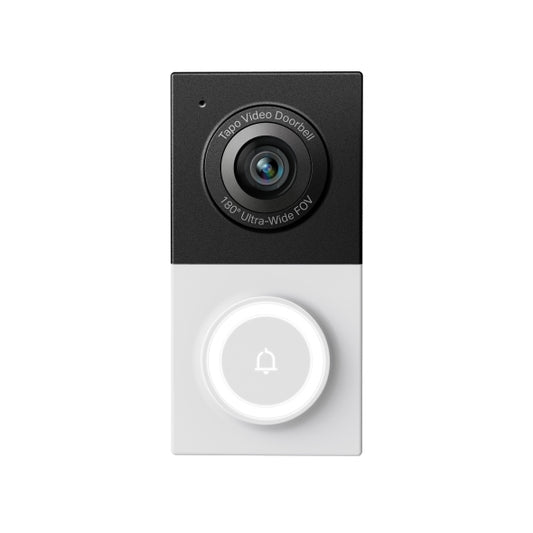 TP-Link Tapo Smart Wired Video Doorbell Black, White
