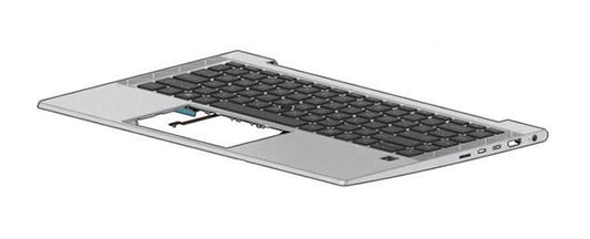 HP Top Cover W/Keyboard CP+PS BL PORT M07090-131, Keyboard, 2.54 cm (1"), Portuguese, Keyboard backlit, HP, EliteBook 840 G7