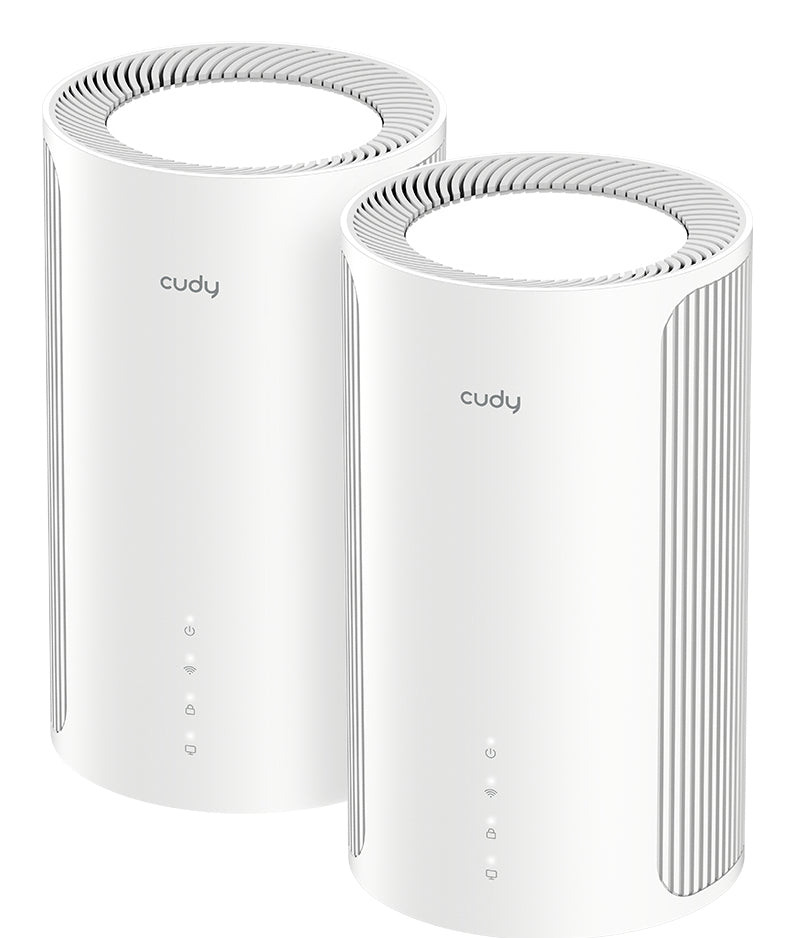 Cudy M11000 Tri-band (2.4 GHz / 5 GHz / 6 GHz) Wi-Fi 7 (802.11be) White 4 Internal